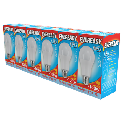 Eveready LED GLS ES E27 Pack 6