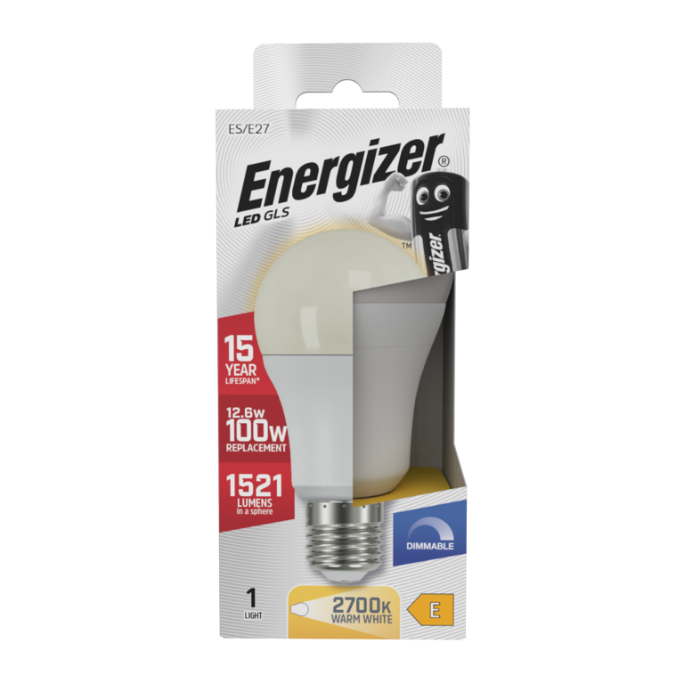 Energizador LED GLS E27 Regulable 12,6w