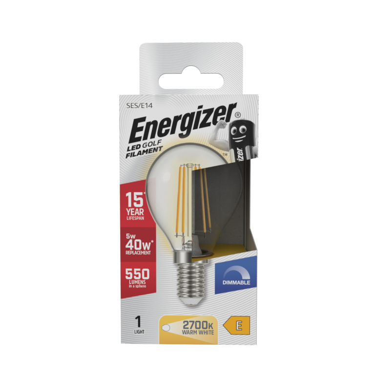 Energizer Filamento LED Golf E14 Regulable 5w