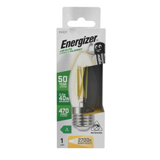 Vela Energizer E27 A nominal 2700k