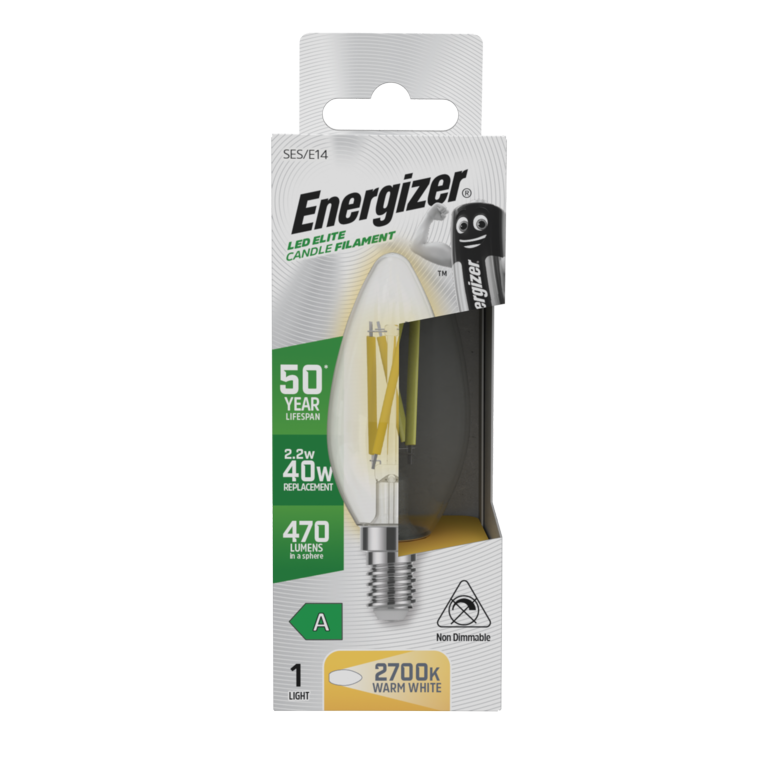 Energizer E14 A Rated Candle 2700k