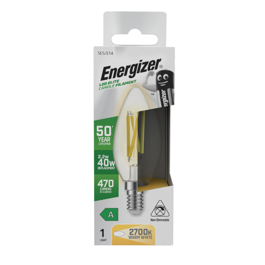 Vela Energizer E14 A nominal 2700k