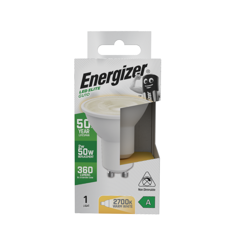 Energizer A Rated GU10 2700k