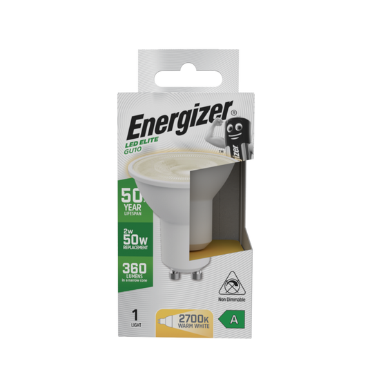 Energizer A Rated GU10 2700k
