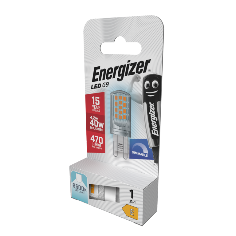 Energizer LED G9 4.2w 470lm Dimmable