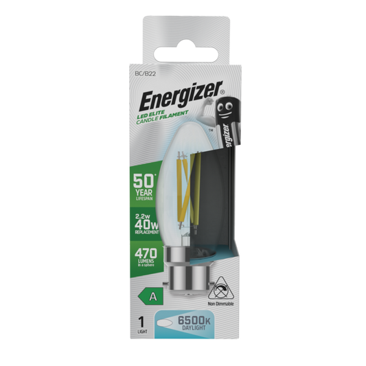 Energizer B22 A Rated Candle 2700k