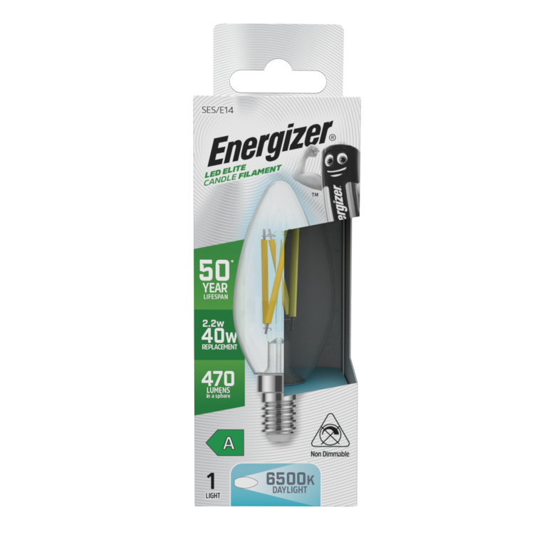 Vela Energizer E14 A nominal 6500k