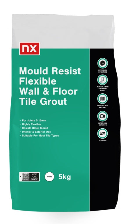 NX Mould Resist Wall & Floor Grout 5kg