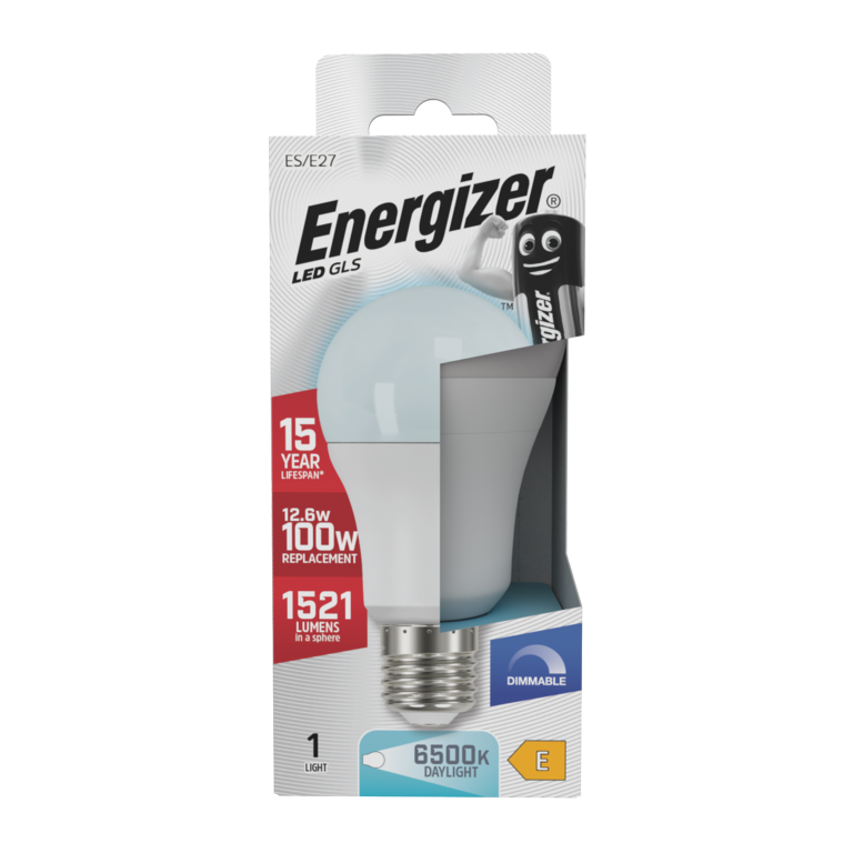 Energizer LED GLS E27 6500k Intensité variable 12,6w