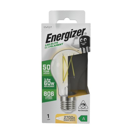 Energizer E27 A Rated GSL 3.8w 2700k