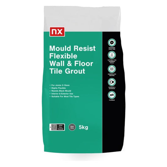 Lechada para suelos y paredes resistente al moho NX, 5 kg
