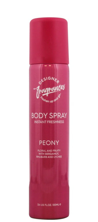 Fragancias de diseñador Body Spray Peonía