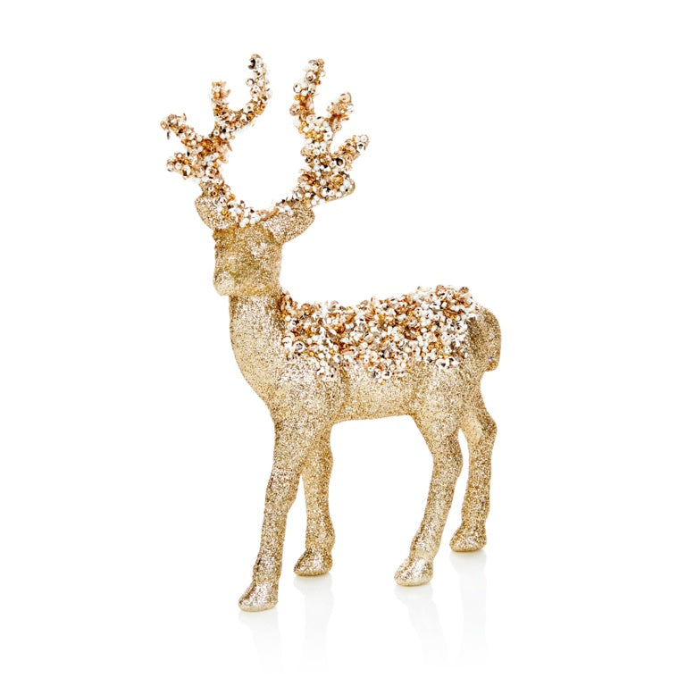 Premier Champagne Gold Glitter Reindeer