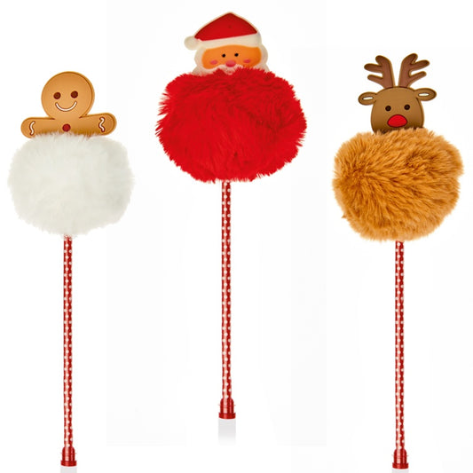 Premier Christmas Pom Pom Pens