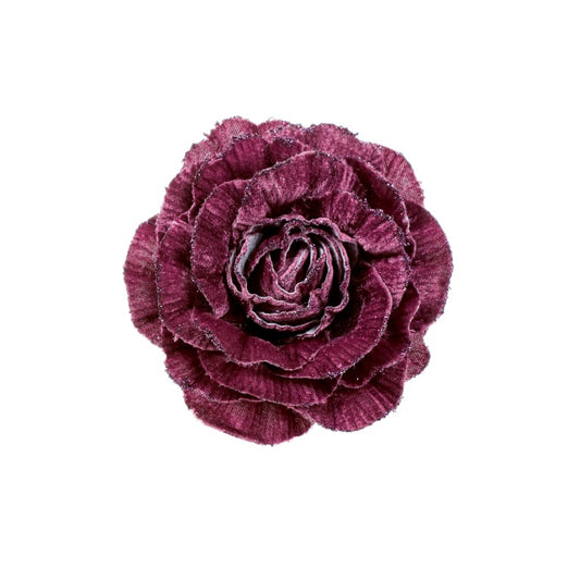 Premier Plum Velvet Glitter Rose