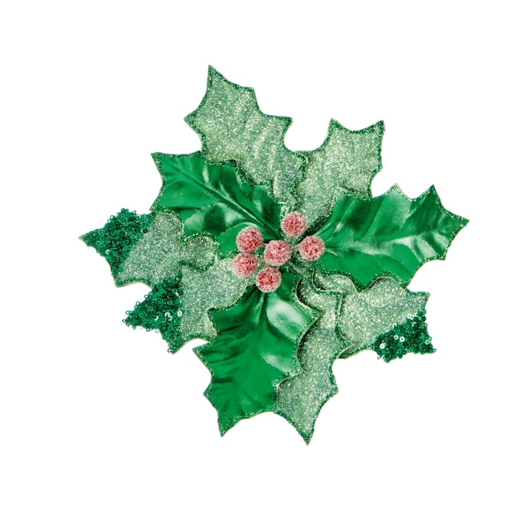 Premier Green Holly With Berry Flower