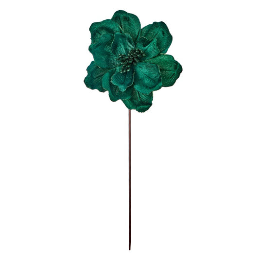 Premier Emerald Velvet Magnolia Flower