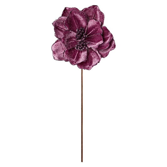 Premier Plum Velvet Magnolia On Stem