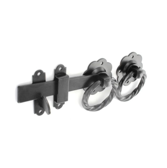 Securit Twisted Ring Gate Latch Black