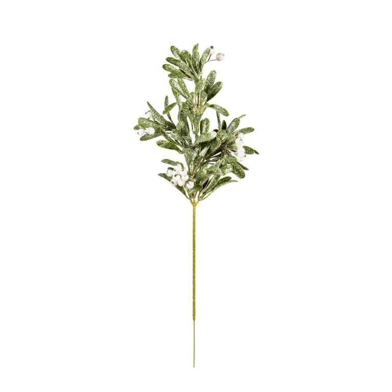 Premier Frosted Mistletoe Stem With Berries