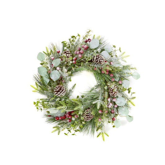 Premier Frosted Eucalyptus Wreath