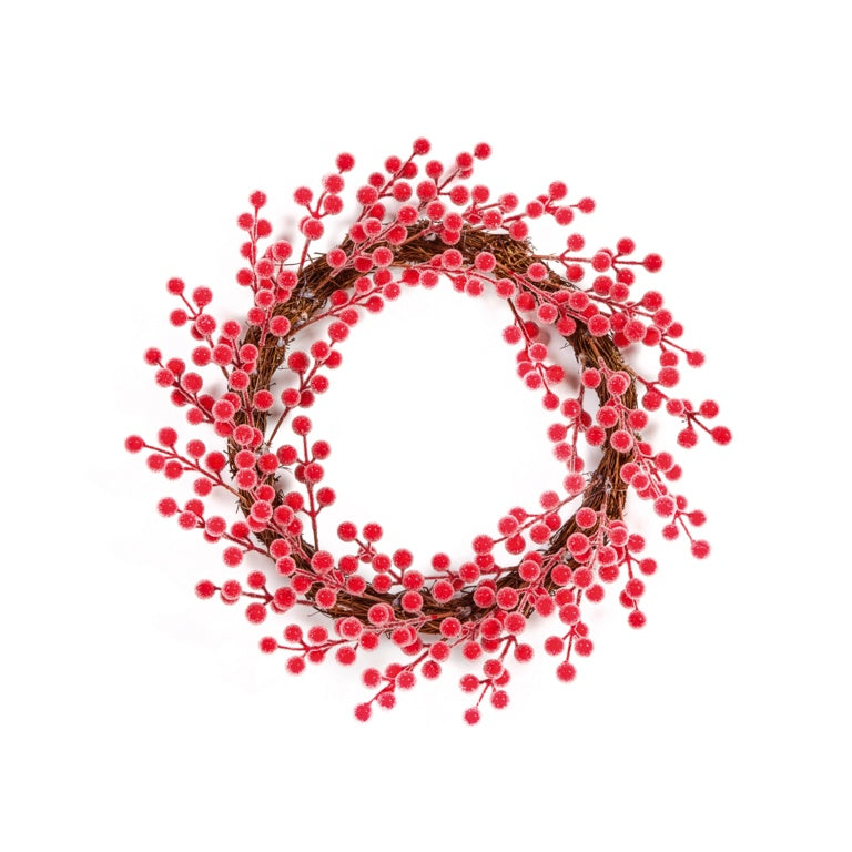 Premier Frosted Berry Wreath