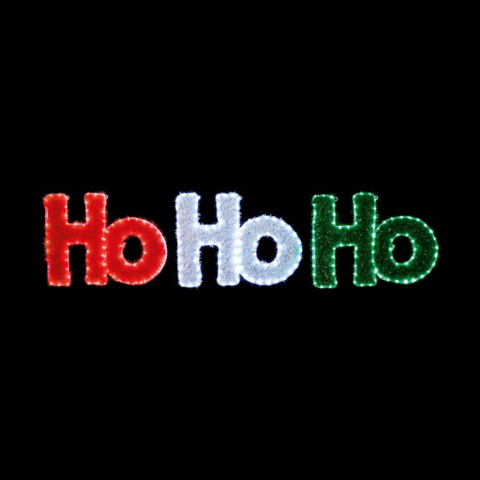 Premier Ho Ho Ho Tinsel Rope Light 288 LEDs