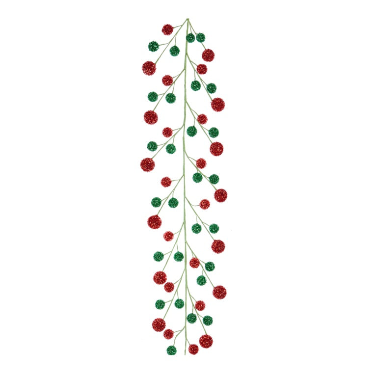 Premier Red Green Pom Pom Garland