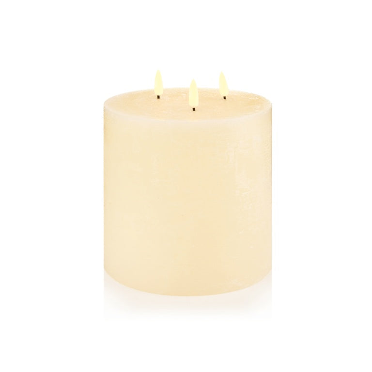 Premier Cream Wax Triple Flame Candle