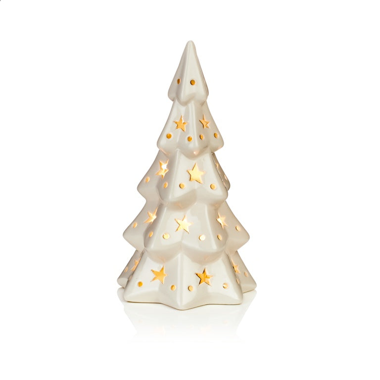 Premier Lit Ceramic White Tree