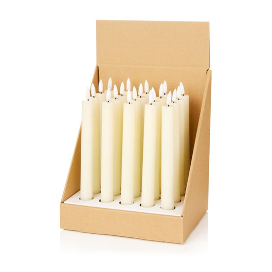 Premier Cream Wax Taper Candle