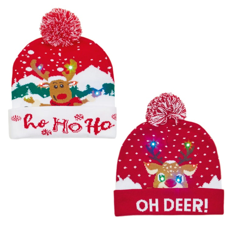 Premier Lit Christmas Knit Hat