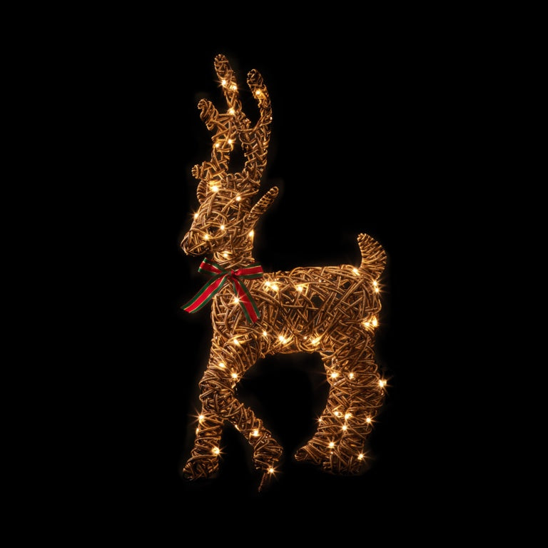 Premier Outdoor Walking Reindeer 80 Warm White LEDs