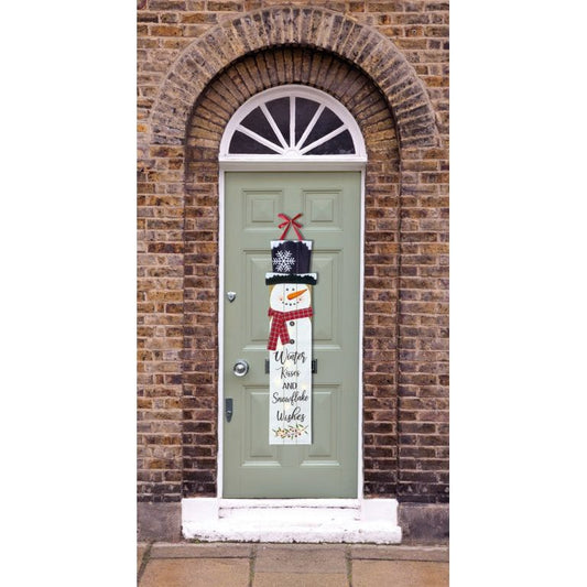 Premier Lit Snowman Fabric Banner