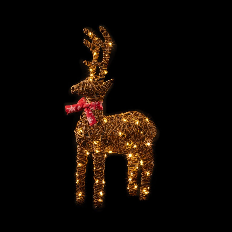 Premier Outdoor Standing Reindeer 80 Warm White LEDs