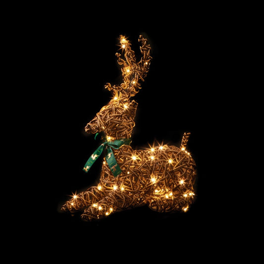 Premier Outdoor Lying Reindeer 80 Warm White LEDs