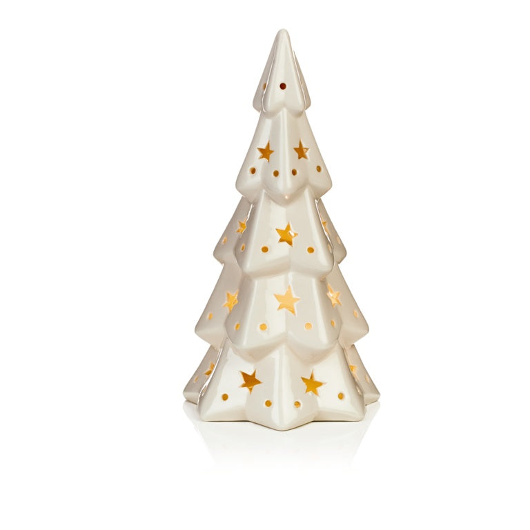 Premier Lit Ceramic White Tree