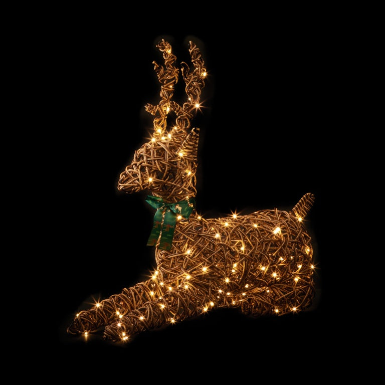 Premier Outdoor Lying Reindeer 120 Warm White LEDs