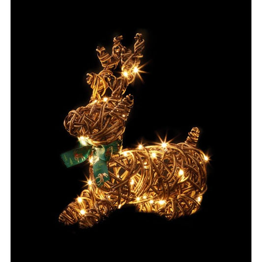 Premier Outdoor Lying Reindeer 40 Warm White LEDs