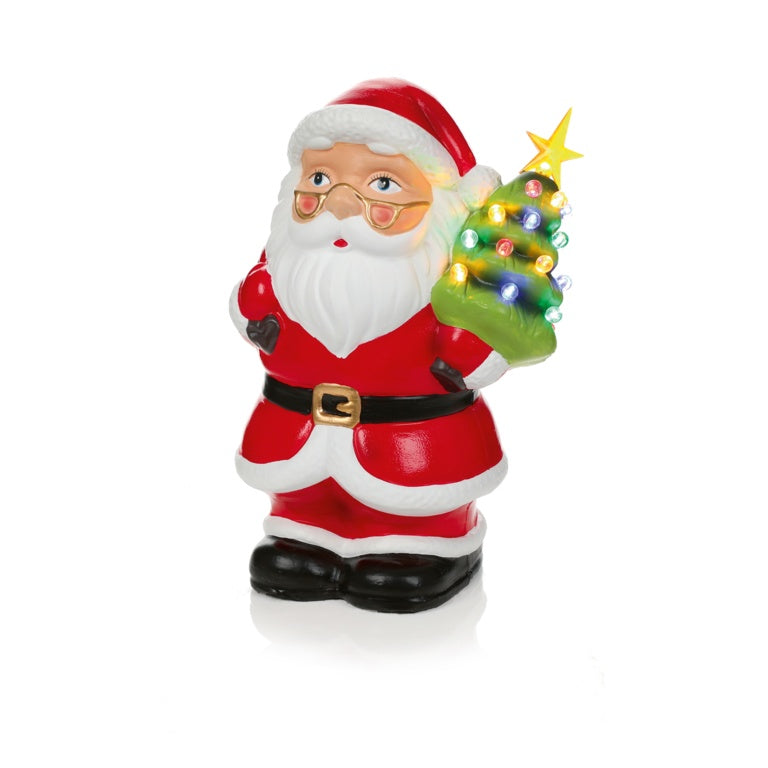 Premier Lit Santa With Christmas Tree &  Sack