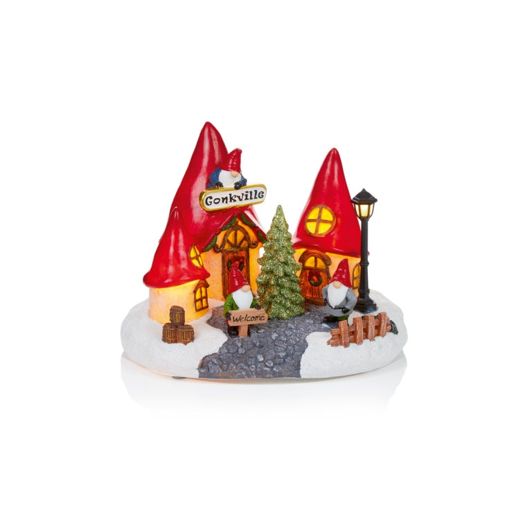 Premier Lit Gnome Village Scene