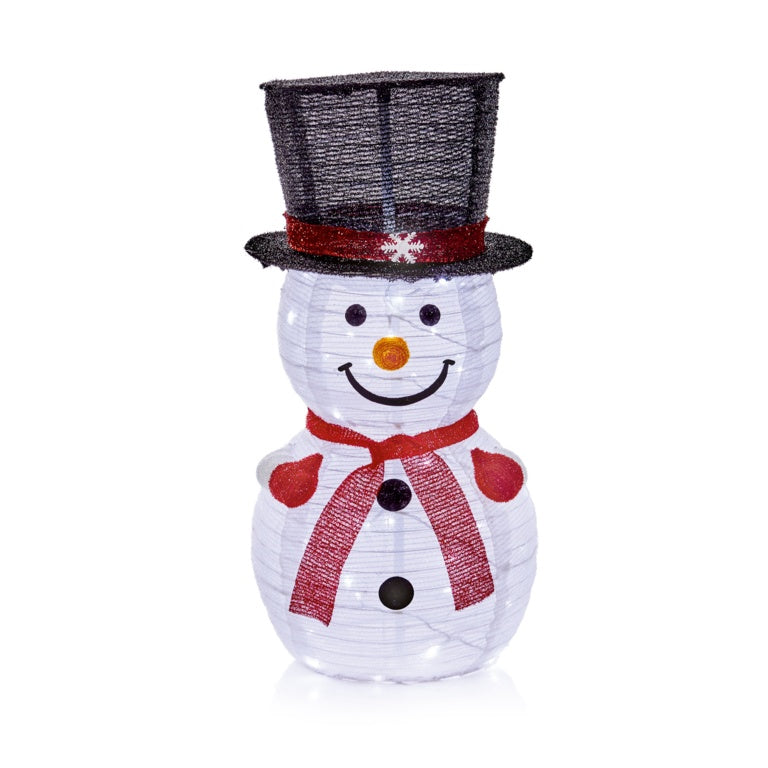 Premier Lit Pop Up Kd Snowman With 45 LEDs