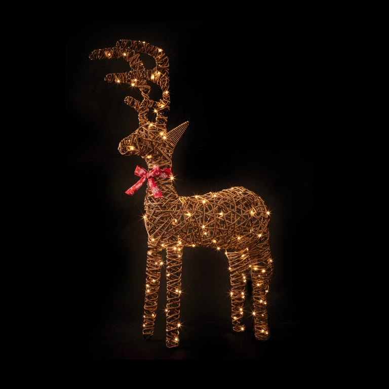 Premier Outdoor Standing Reindeer 120 Warm White LEDs