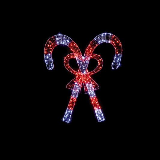 Premier Microbright Candy Cane Motif With 230 LEDs