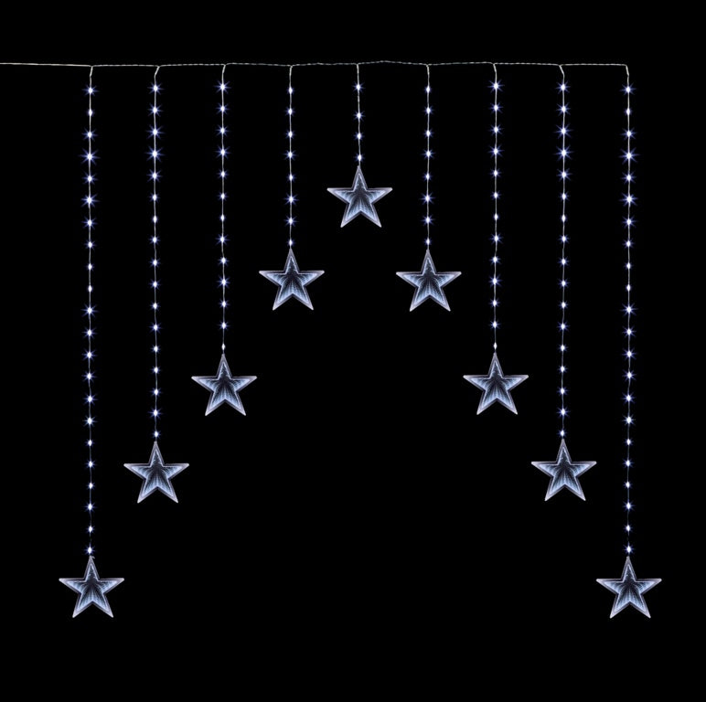 Premier Infinity Stars Curtain 465 LEDs