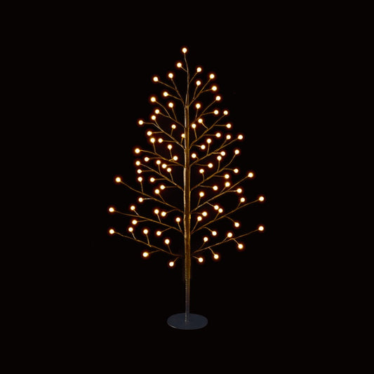 Premier Lit Black Berry Tree With 87 Warm White LEDs