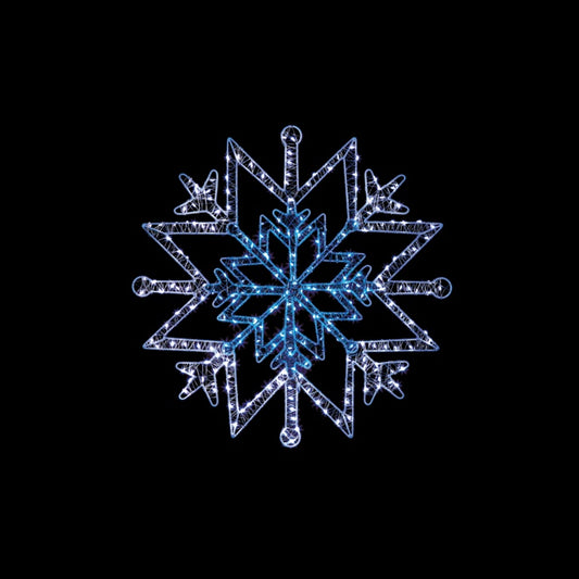 Premier Microbright Snowflake Motif With 260 LEDs