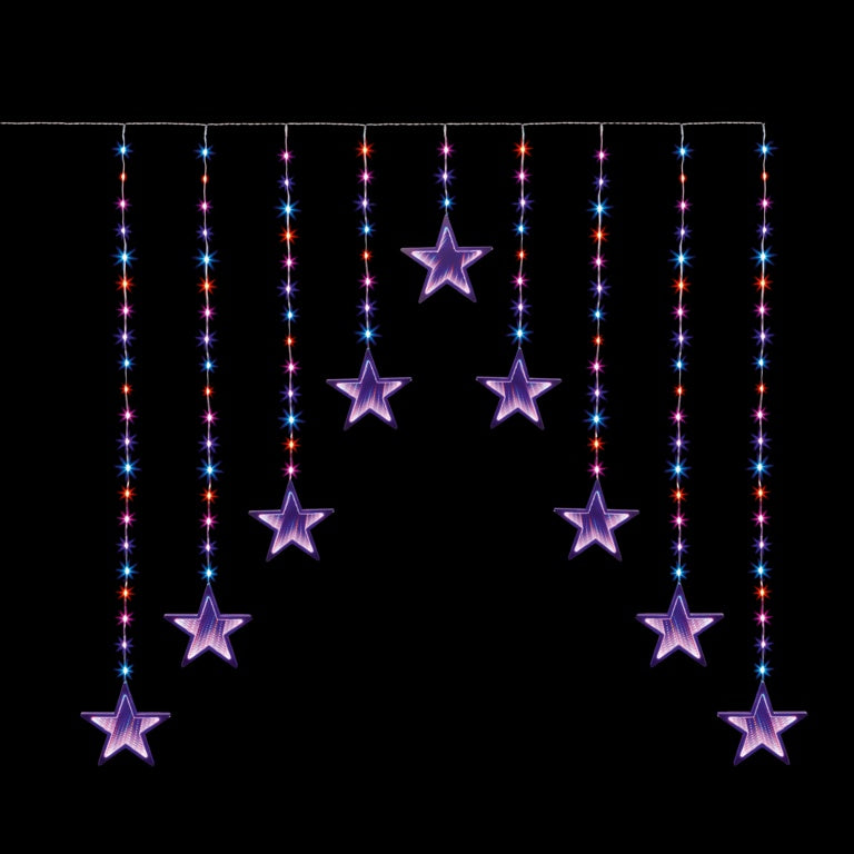 Premier Infinity Stars Curtain 465 LEDs