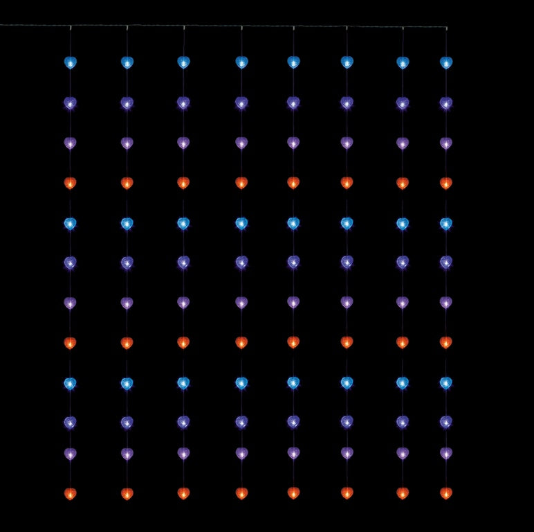 Premier FlexiBrights Heart Curtain 108 LEDs