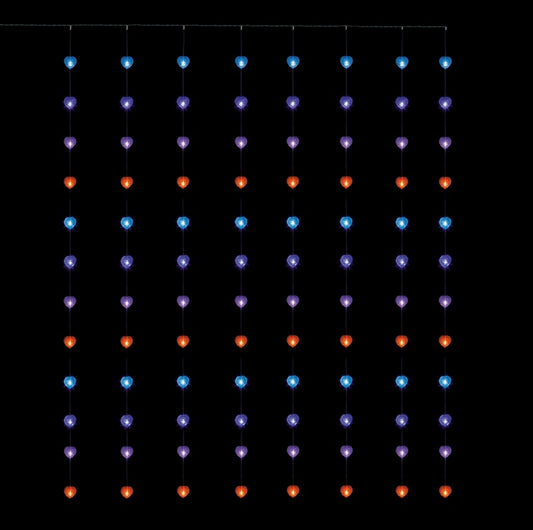 Premier FlexiBrights Heart Curtain 108 LEDs